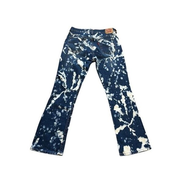 Vintage Levi's 515 Nouveau Bootcut Women's Jeans 10 (32x32) Bleached Denim Y2K - Picture 2 of 11